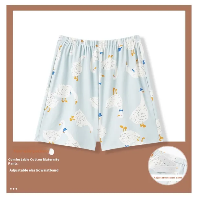 Summer New Pregnant Women Adjustable Cartoon Pajama Pants Thin Hd5301Color 3Xl - Shop at LoveMi