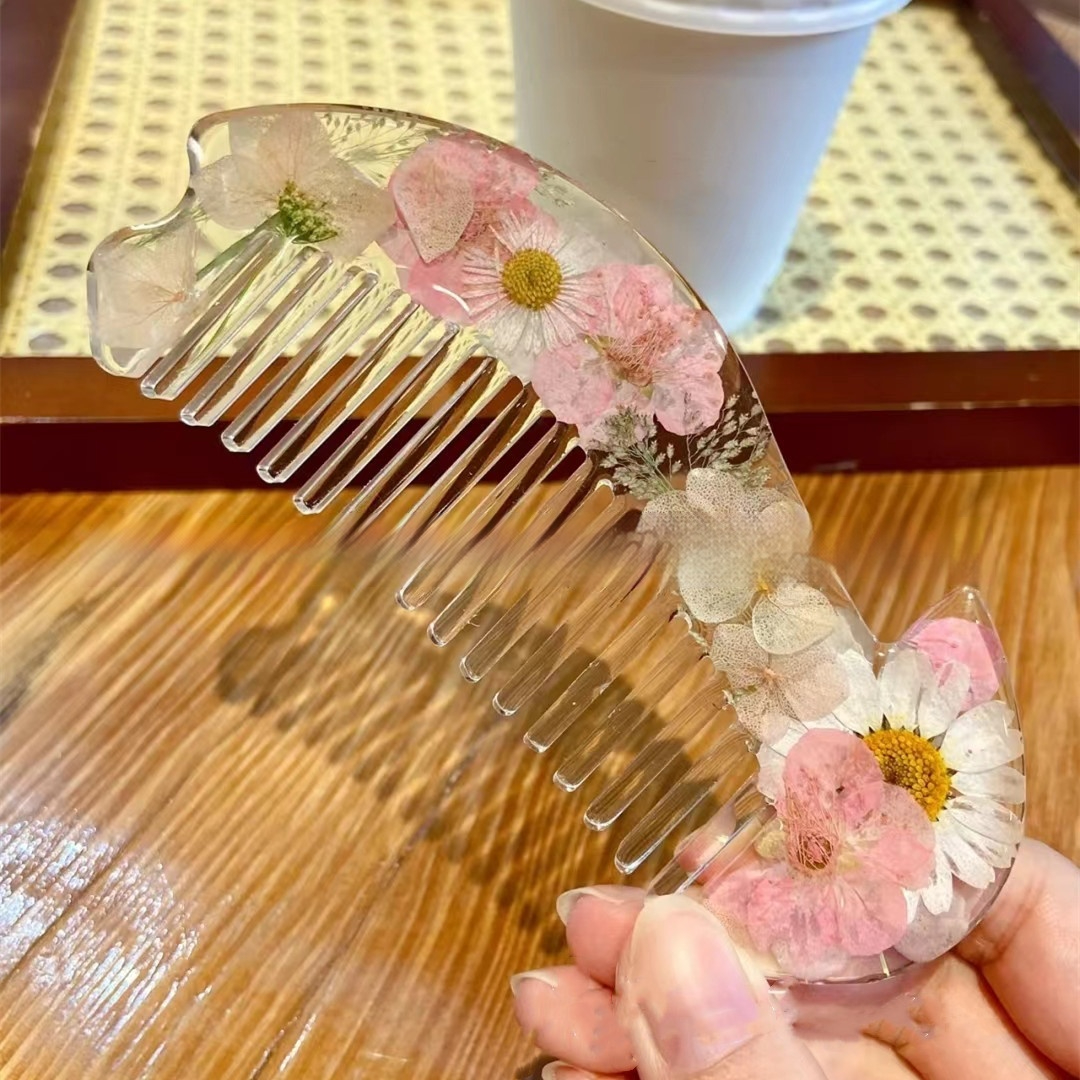 Crystal Glue Mirror Glossy Comb