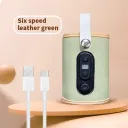 Leather Green Cover English