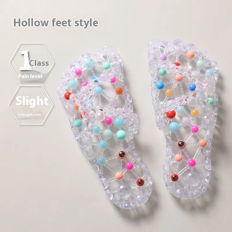 Summer Massagers Slippers Non-slip Quick-drying - Transparent