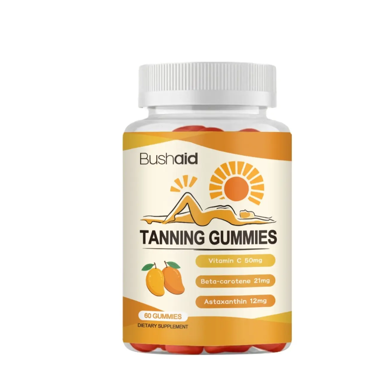 Meihei Gummies With White Caps