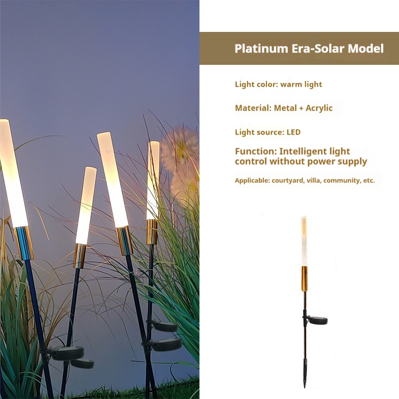 Solar Outdoor LED Plug Lawn Lamp