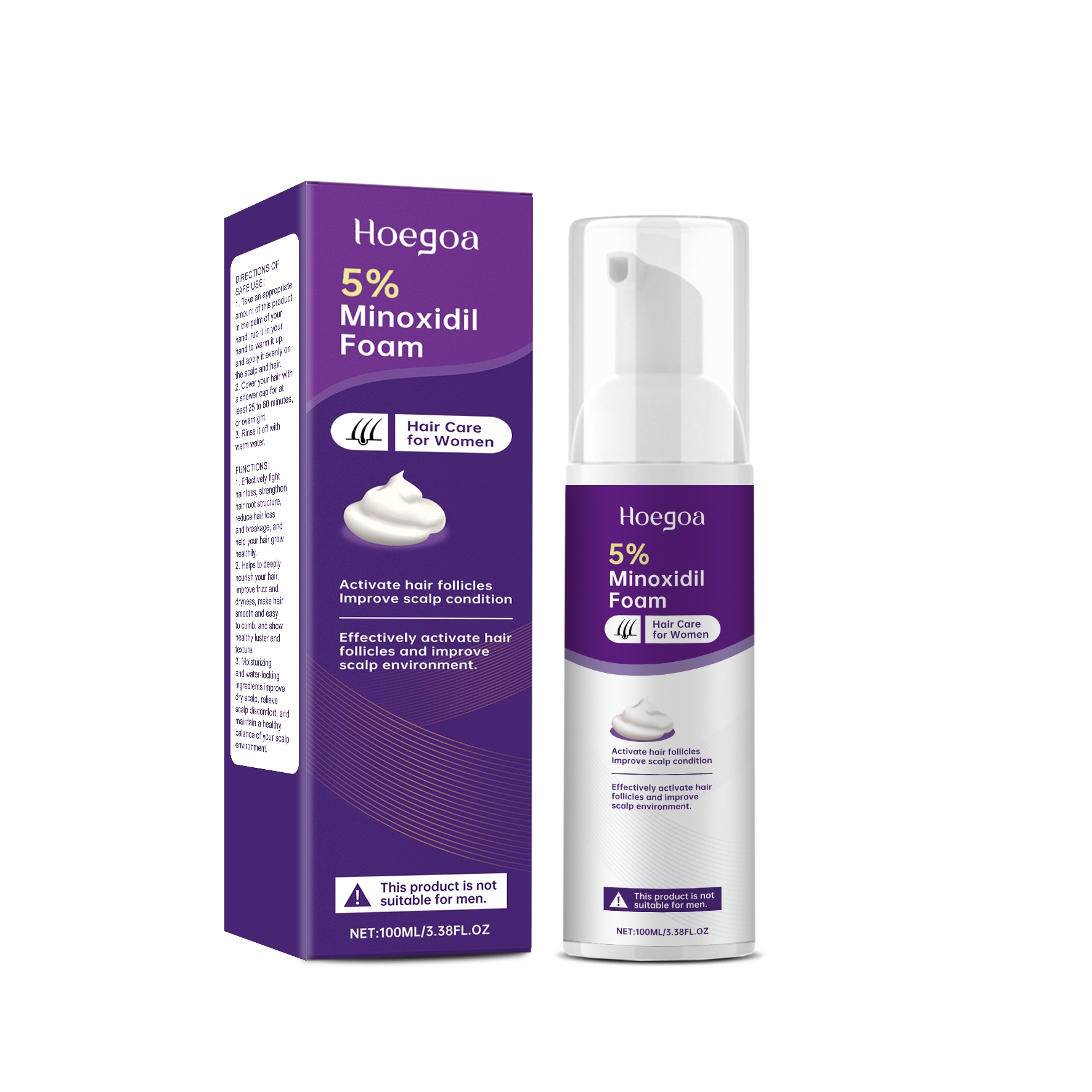 Women's Unwashed Hair Mousse