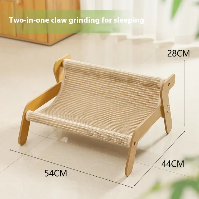 Cat Litter Integrated Scratch resistant Cat Scratch Board Linen Style - Shop at LoveMi