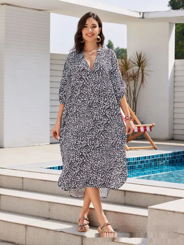 Women's Fashion Printed Bikini Sun Protection Shirt Mb312 - Shop at LoveMi