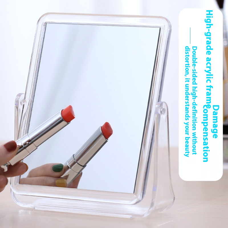 Household Bedroom Transparent Acrylic Cosmetic Mirror