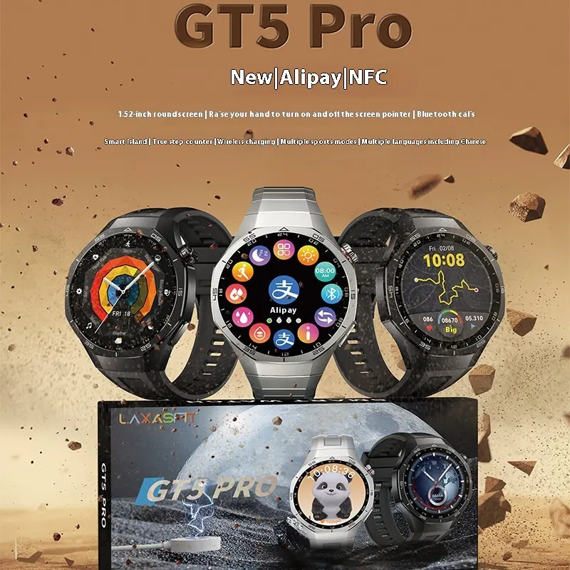 GT5Pro Smart Watch Sports Wireless Bluetooth Calling