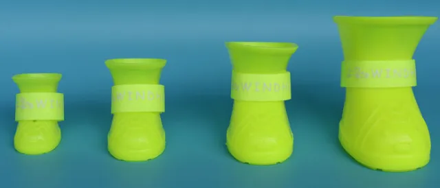 Pet Boots Non slip Waterproof And Hard wearing Soft Bottom Yellow - Shop at LoveMi