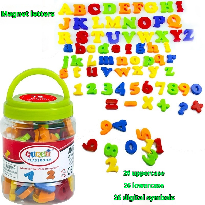 Early Education Magnetic Teaching English Alphabet Sticker Digital Pinyin Stickers