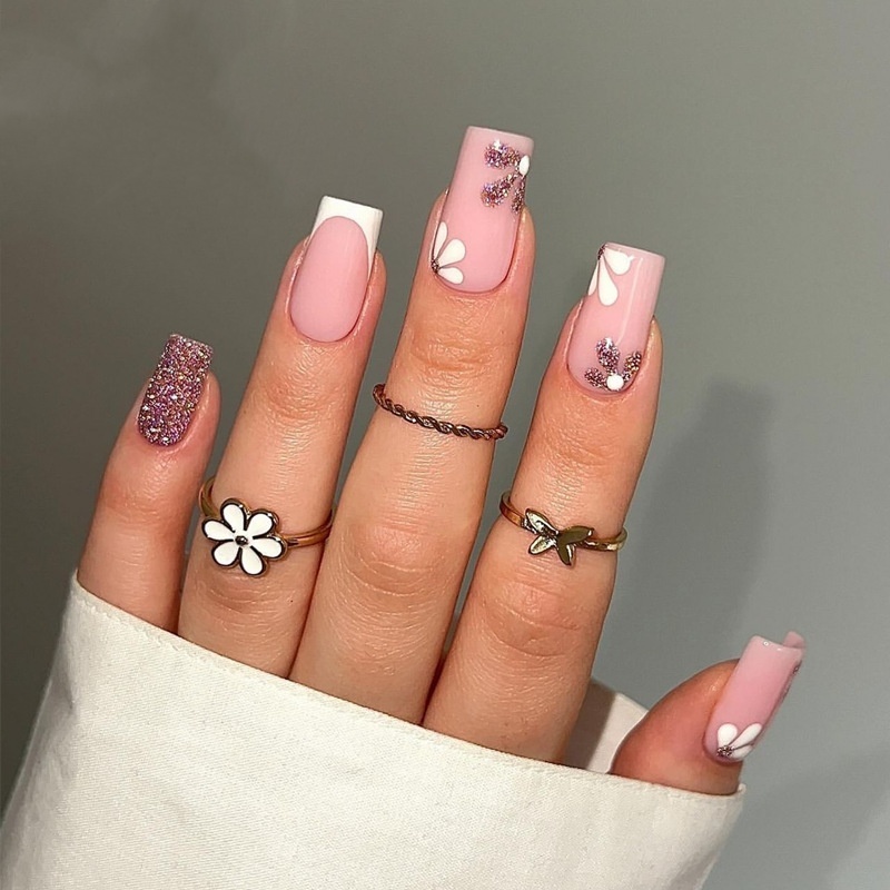 Nail Tip Finished Wearable Short Square