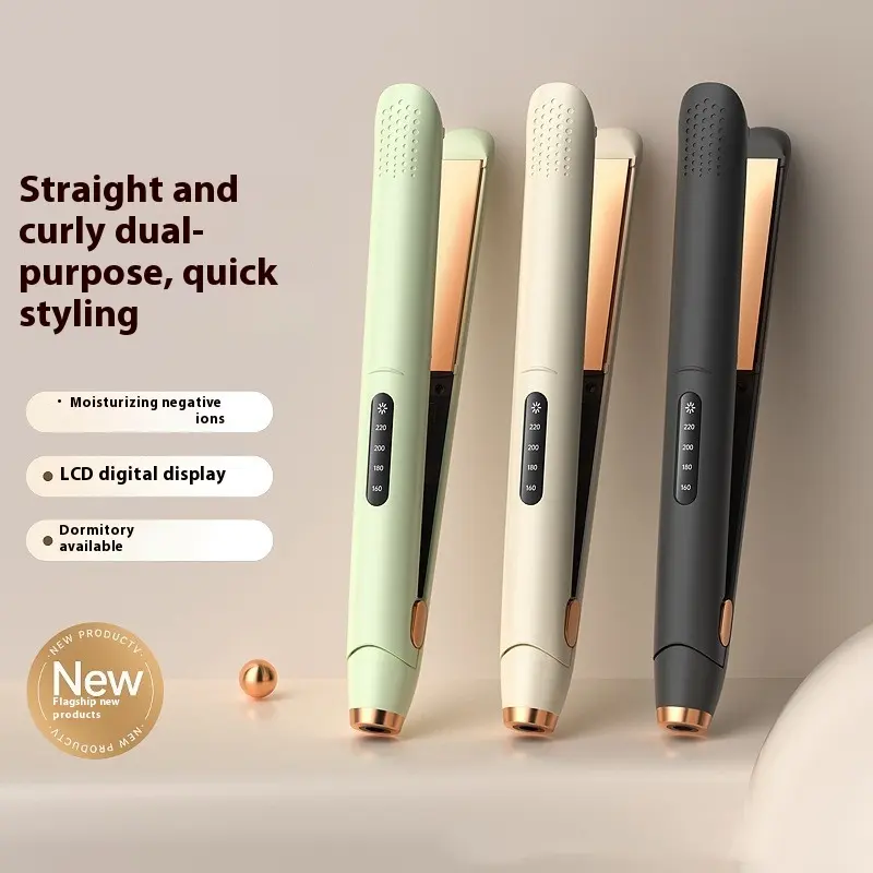 LCD Screen Hair Straightener Multi-gear Temperature Control