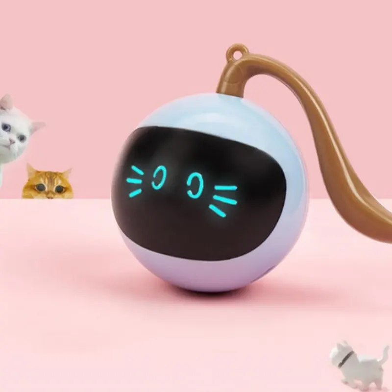 Pet Smart Interactive Colorful LED Rotating Ball