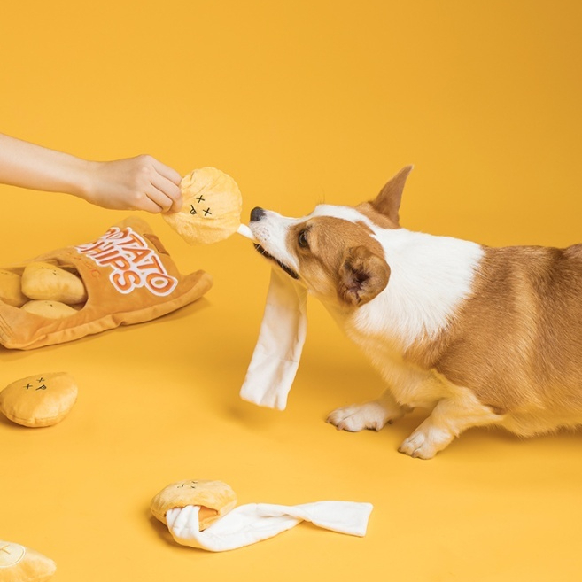 Ear Planet Pet Dog Creative Sounding Plush Educational Toy