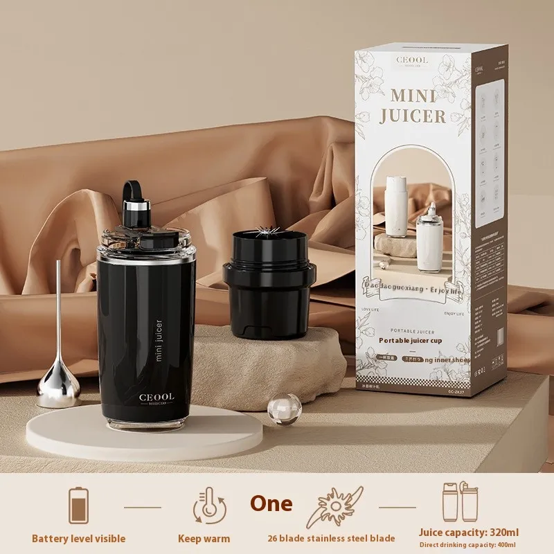 Juicer Portable Multi Functional Small - Black