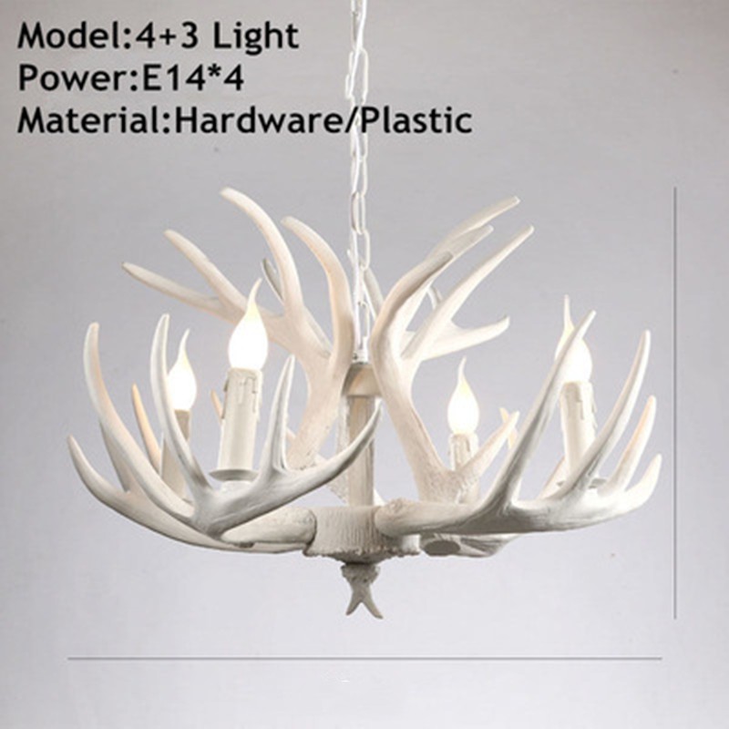 Nordic Retro Antlers Chandelier Personality Creative