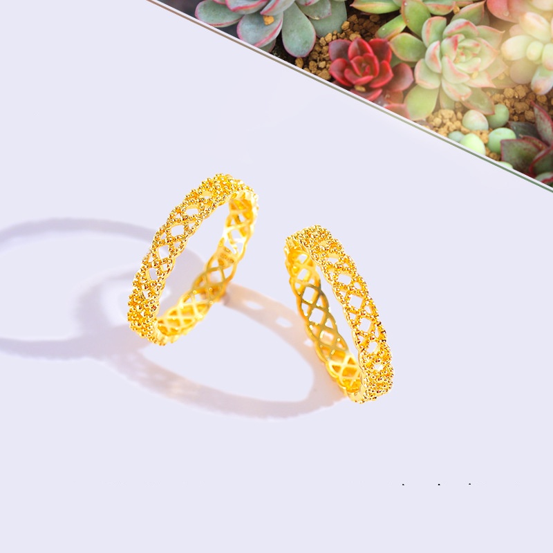 Women's Simple Hollow-out Filigree Ring