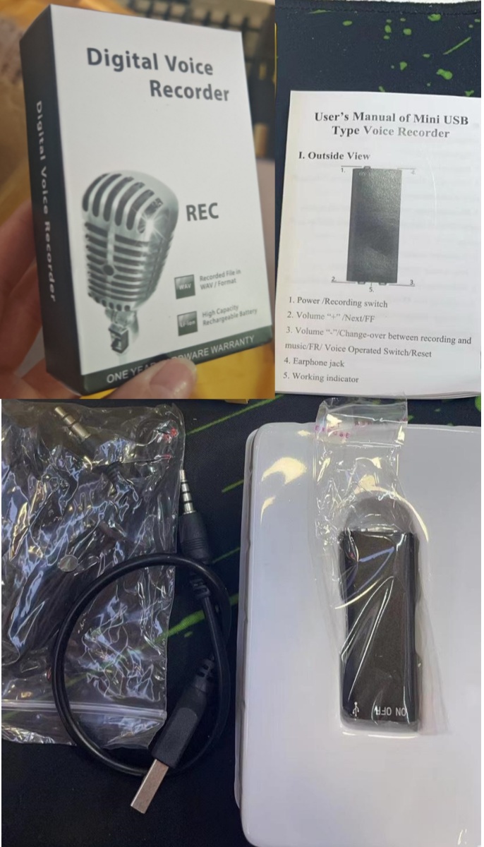 HD Recorder Digital Clear MP3 Player