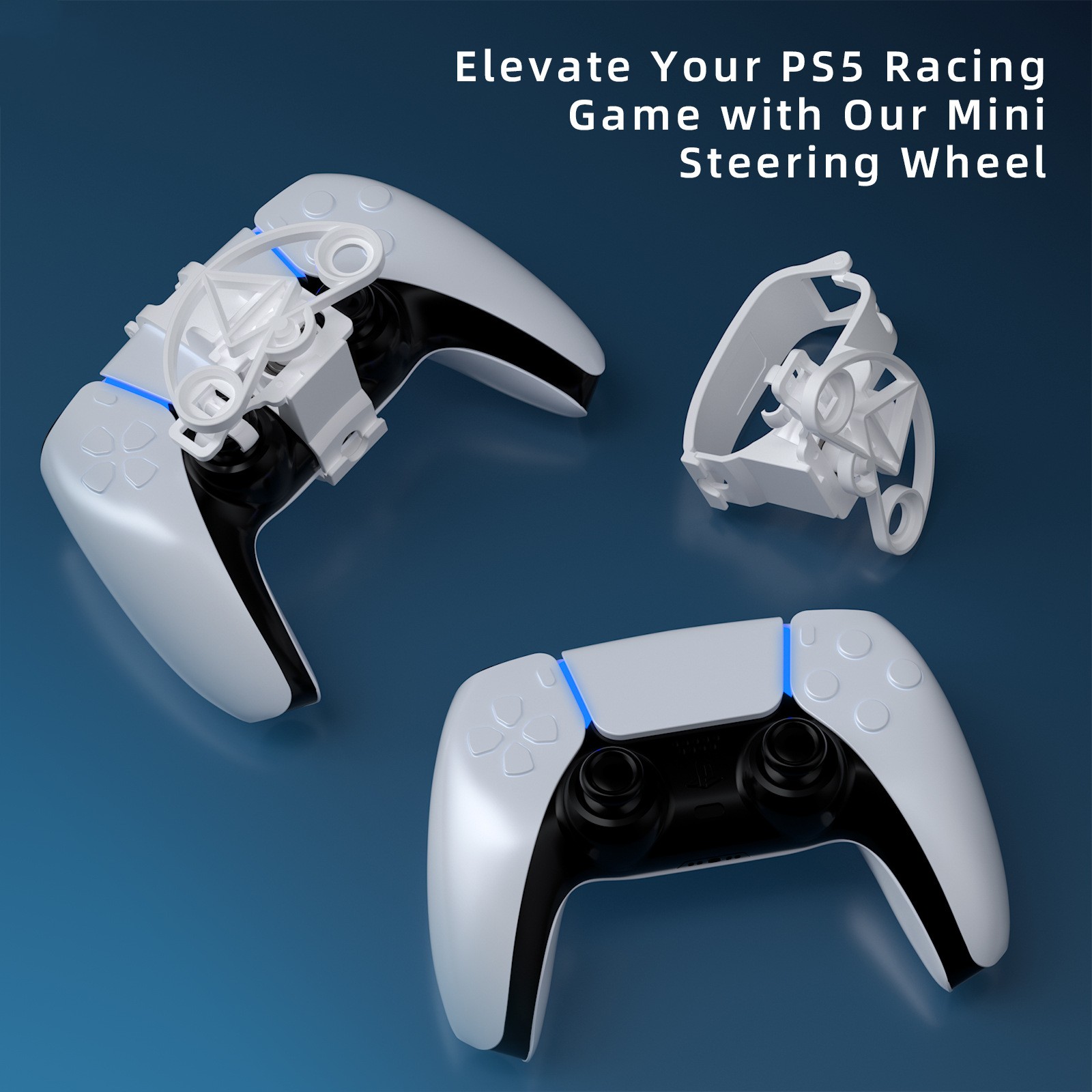 5 Game Handle Racing Steering Wheel - Image 3