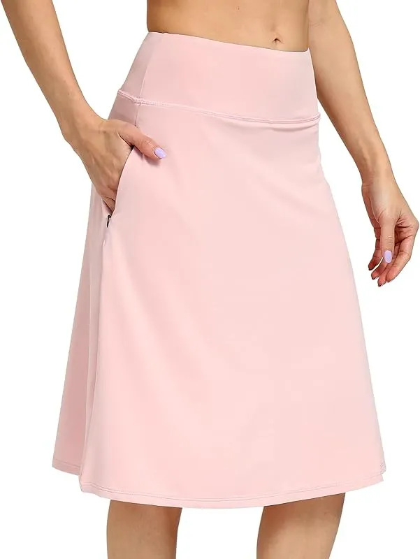 Fashionable And Versatile Midi Skirt For Women Pink - Shop at LoveMi