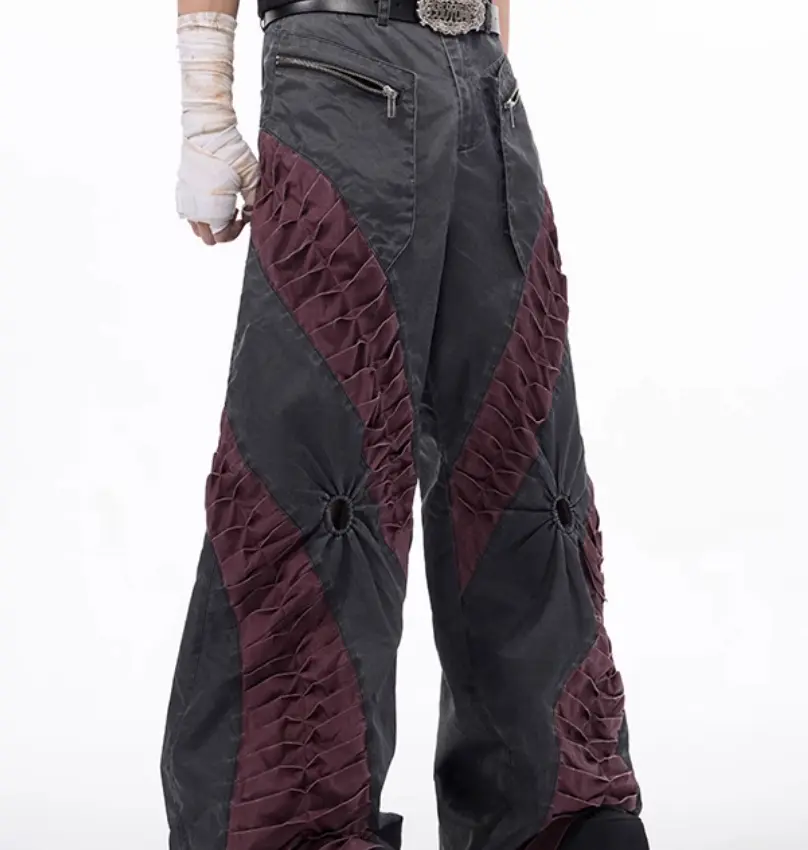 Retro Three-dimensional Keel Casual Pants