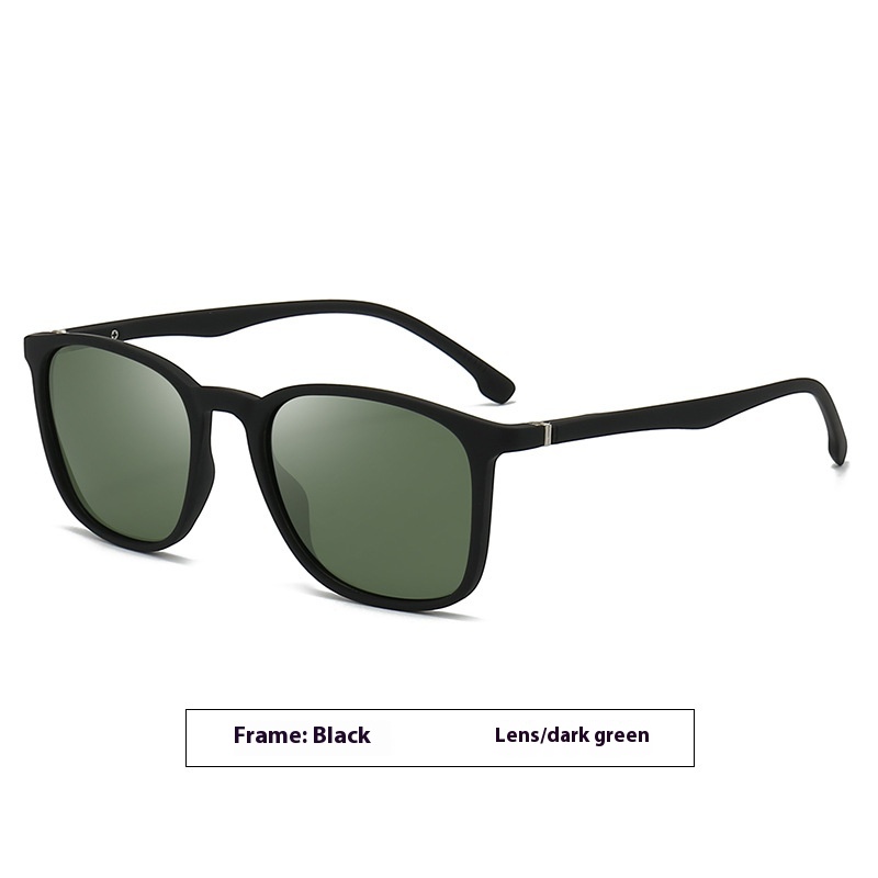 Men's Elastic Paint Surface Spectacle Foot Polarized Sunglasses