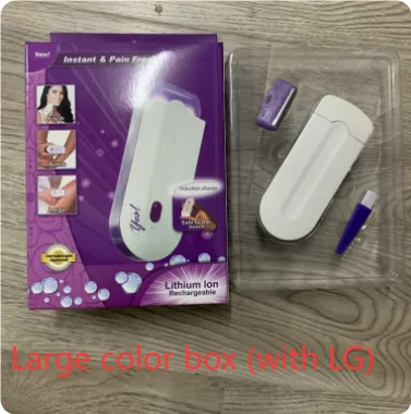 Women's USB Electric Induction Electric Hair Remover Large Color Box With Lg - Shop at LoveMi