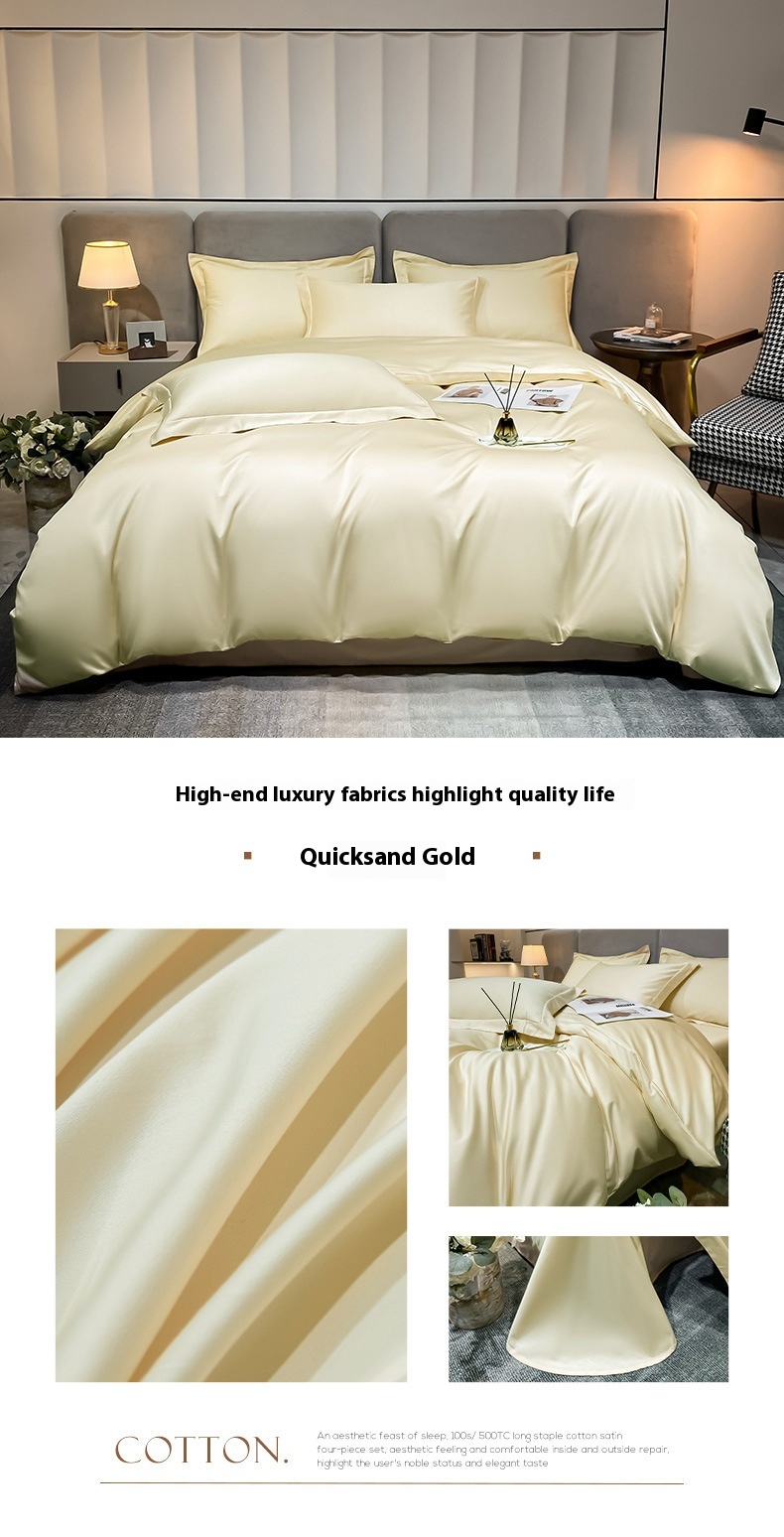 Egyptian Long-staple Satin Fabric Cotton