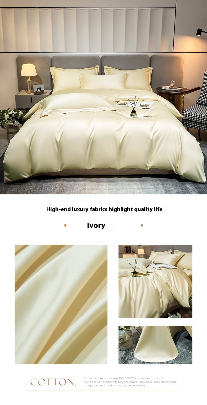 Egyptian Long-staple Satin Fabric Cotton