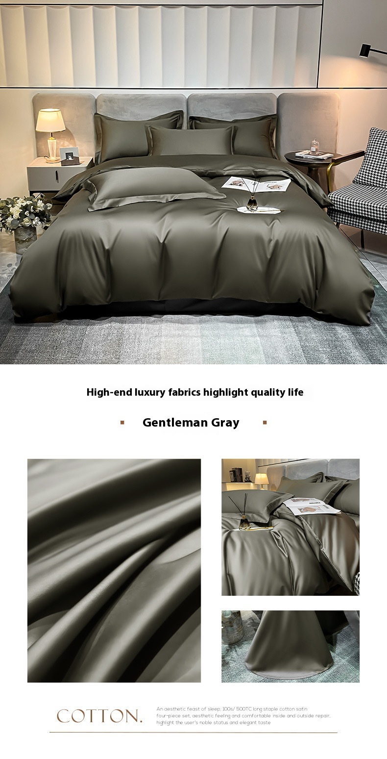 Egyptian Long-staple Satin Fabric Cotton