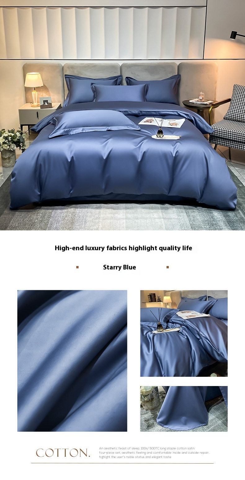 Egyptian Long-staple Satin Fabric Cotton