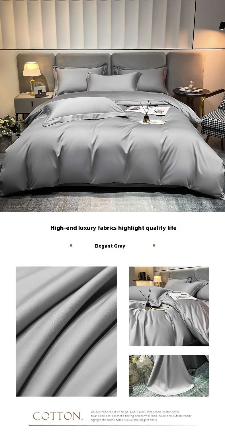 Egyptian Long-staple Satin Fabric Cotton