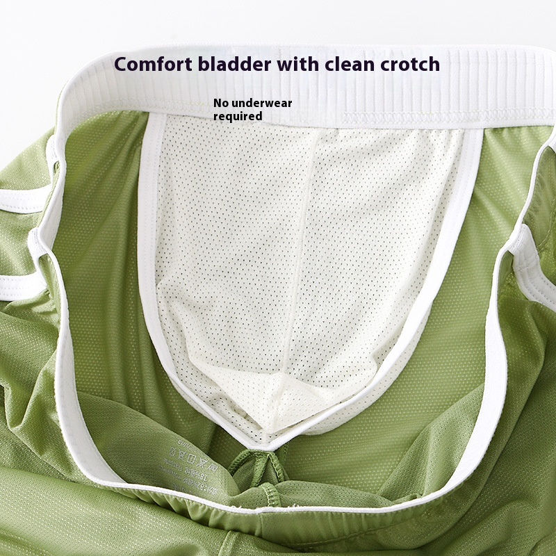 Men's Boxers Summer Ice Silk Ultra-thin Mesh Sports