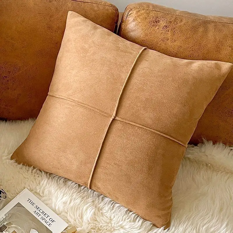 Nordic Ins Sofa Cushion Retro Houndstooth Pillow