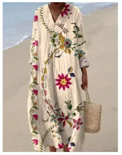 3d Printed Round Neck Pullover Fashion Popular Stitching Ladies Dress - Bj182123471904 - View 1