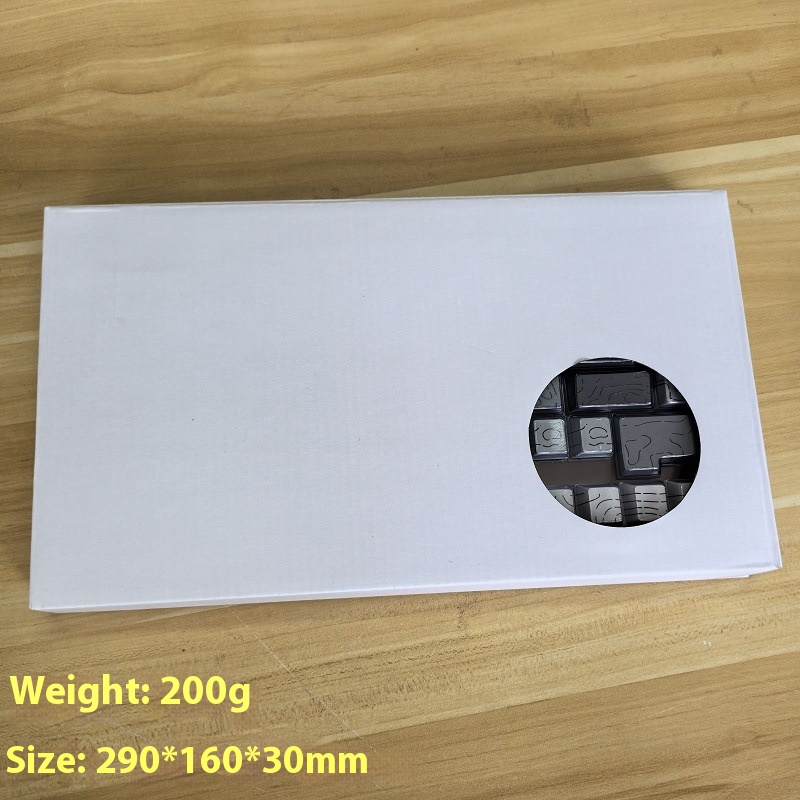 Black Rose Contour Line Two-color Crack Luminous Key Cap - Image 2