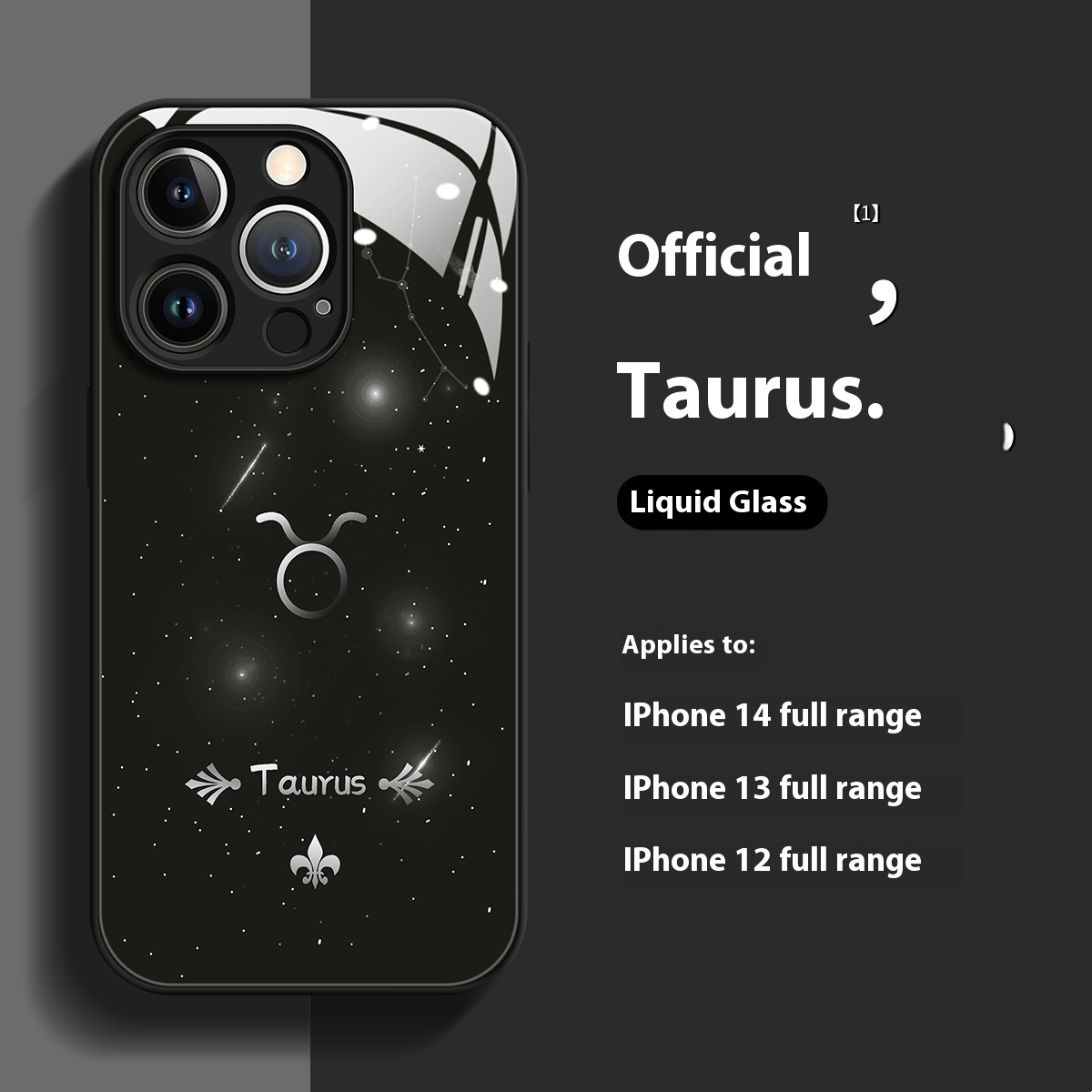 Constellation Symbol Phone Case Liquid Glass