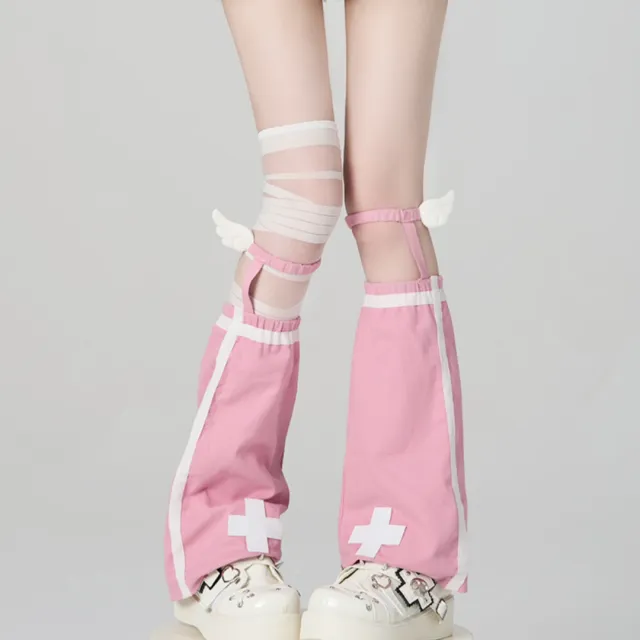Japanese Cute Cross Wings Foot Sock Pink - Shop at LoveMi