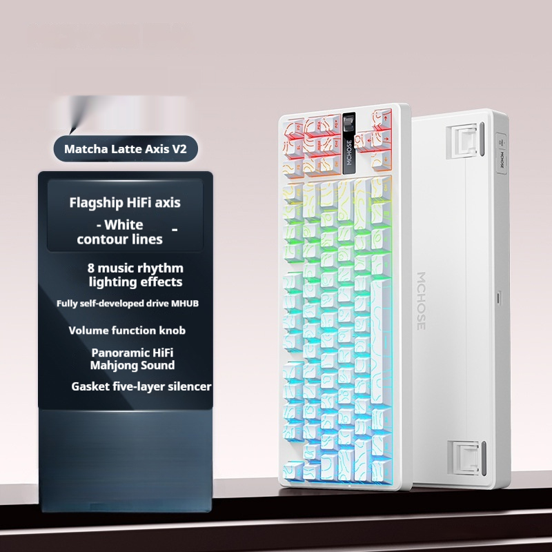 Mechanical Keyboard Side Engraving Customized Wireless Bluetooth Dedicated - Image 2