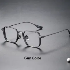 Ultra Light Myopia Glasses Rim Men's With Degrees Lens Women - Gun Colour-Myopia 200 Degrees - View 1