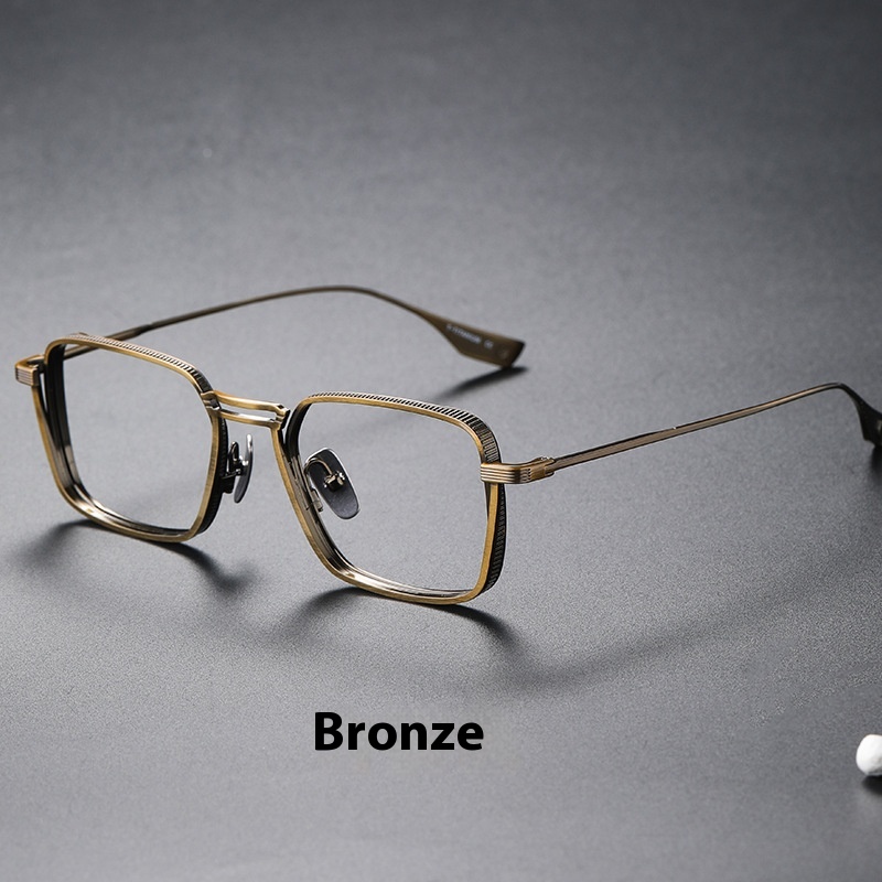 Ultra Light Myopia Glasses Rim Men's With Degrees Lens Women Brown - Shop at LoveMi