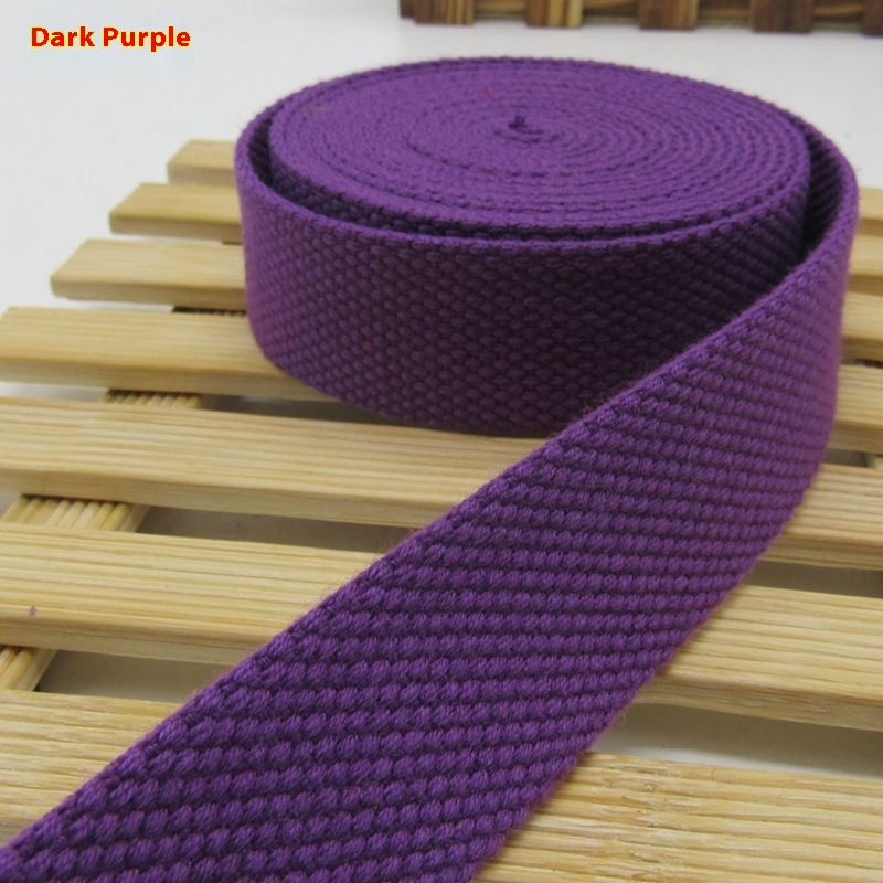 Polyester-cotton Canvas Woven Belt Sub-ribbon Binding Flat Rope Bags Woven Belt