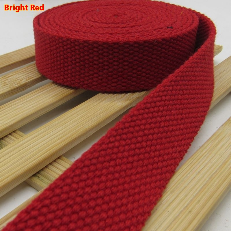Polyester-cotton Canvas Woven Belt Sub-ribbon Binding Flat Rope Bags Woven Belt