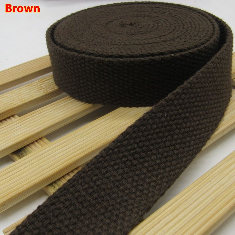 Polyester-cotton Canvas Woven Belt Sub-ribbon Binding Flat Rope Bags Woven Belt