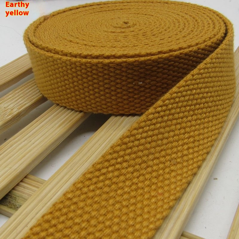 Polyester-cotton Canvas Woven Belt Sub-ribbon Binding Flat Rope Bags Woven Belt