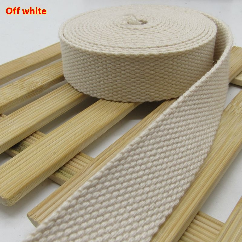 Polyester-cotton Canvas Woven Belt Sub-ribbon Binding Flat Rope Bags Woven Belt