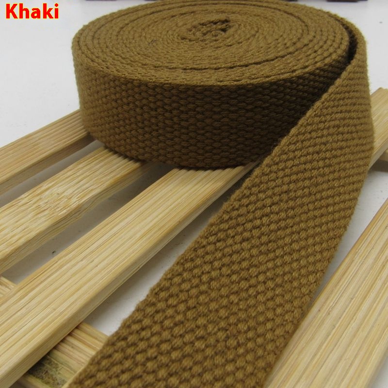 Polyester-cotton Canvas Woven Belt Sub-ribbon Binding Flat Rope Bags Woven Belt