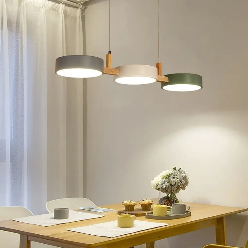 Dining Room Three-head Lamp Simple Modern Bar