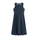 Denim Blue Long Skirt