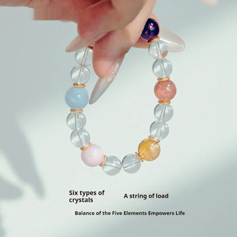 Song Crystal Amethyst Ankang Bracelet
