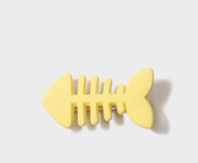 Minimalist Candy Color Fishbone Barrettes Cute Funny Side Bangs Female